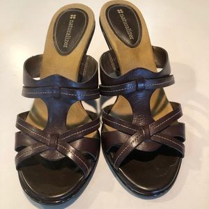 Naturalized Groupie Wedge Heel Slide On Sandal